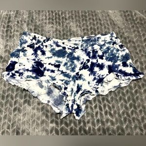 Blue and white Sleepwear shorts